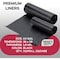 Dealmed 60 gal Trash Bags, 38 in x 58 in, 1.8 Mil, Black 781157 - alternate 2